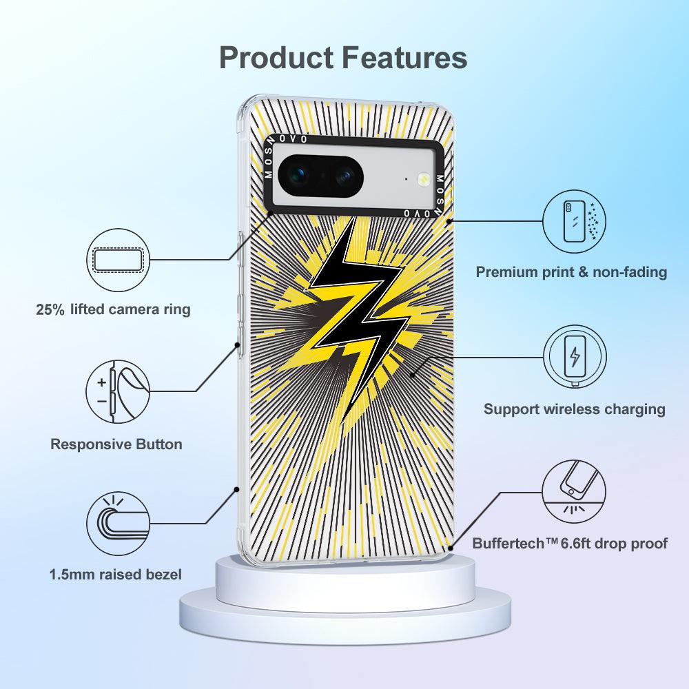 Lightning Bolt Phone Case - Google Pixel 7 Case - MOSNOVO