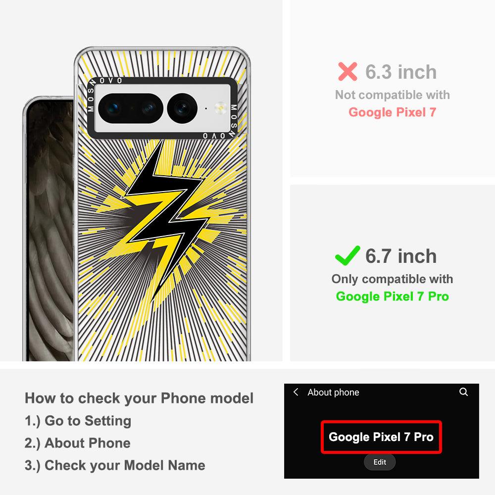 Lightning Bolt Phone Case - Google Pixel 7 Pro Case