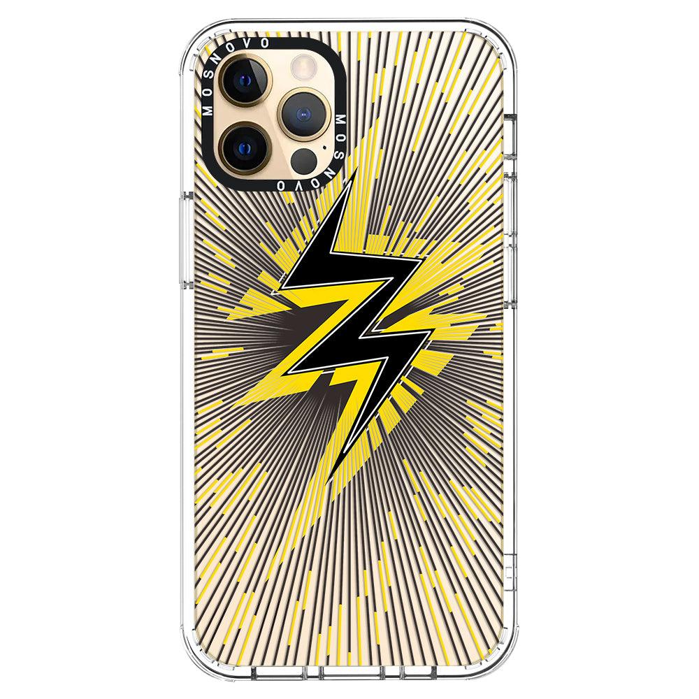 Lightning Bolt Phone Case - iPhone 12 Pro Max Case - MOSNOVO