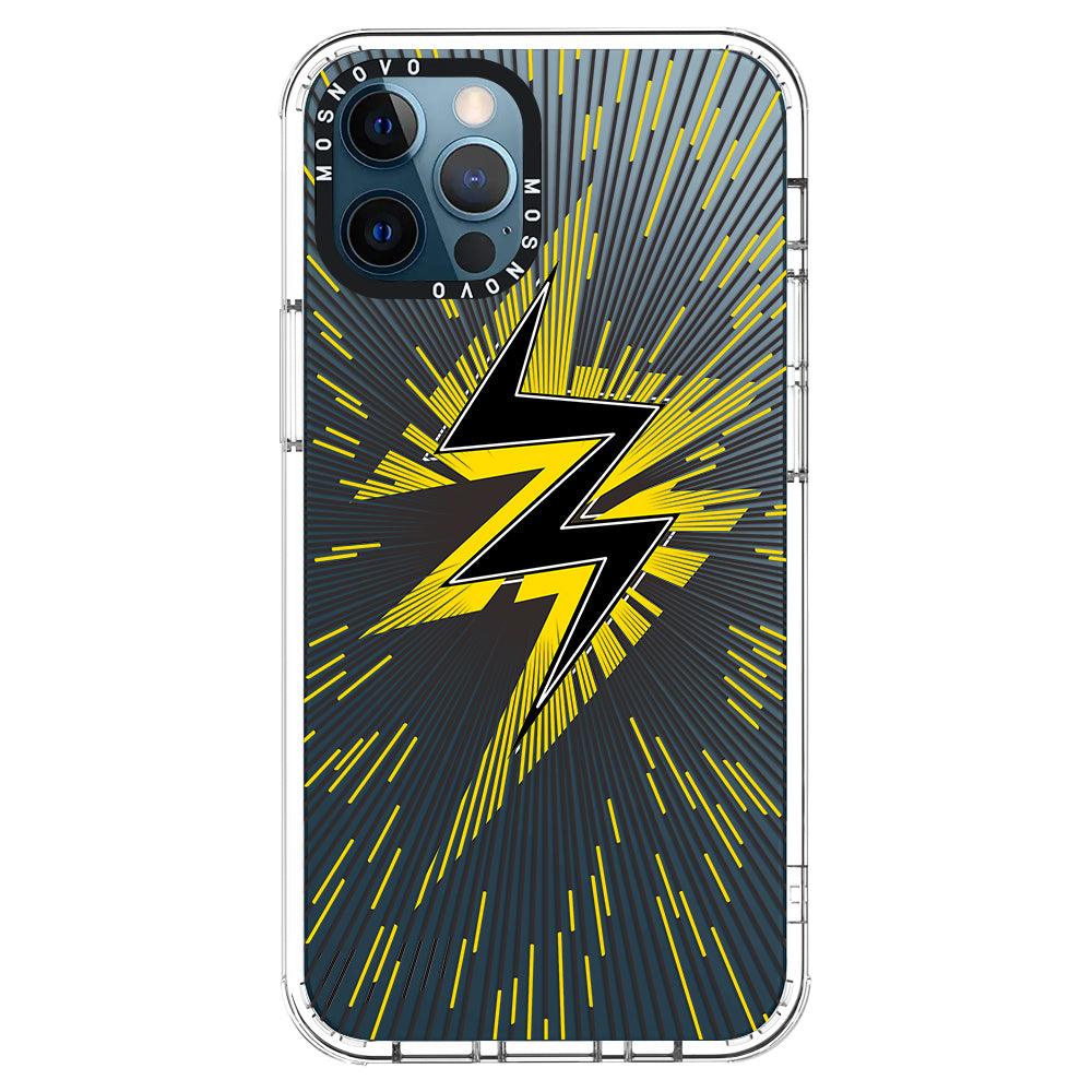 Lightning Bolt Phone Case - iPhone 12 Pro Max Case - MOSNOVO