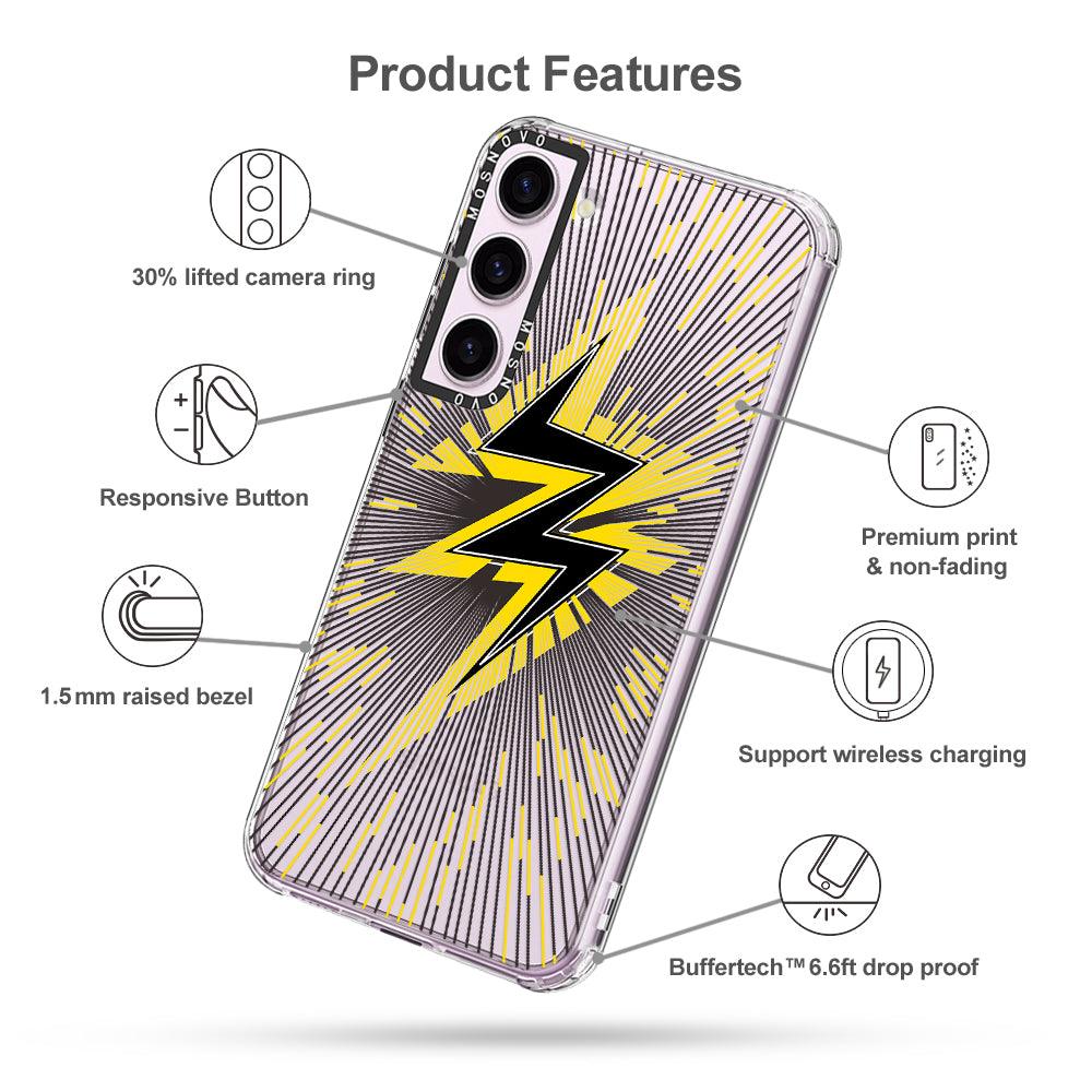 Lightning Bolt Phone Case - Samsung Galaxy S23 Case - MOSNOVO