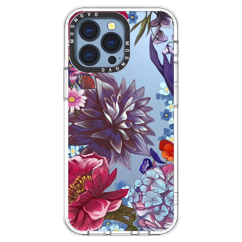 Blue Lilacs Phone Case - iPhone 13 Pro Case - MOSNOVO