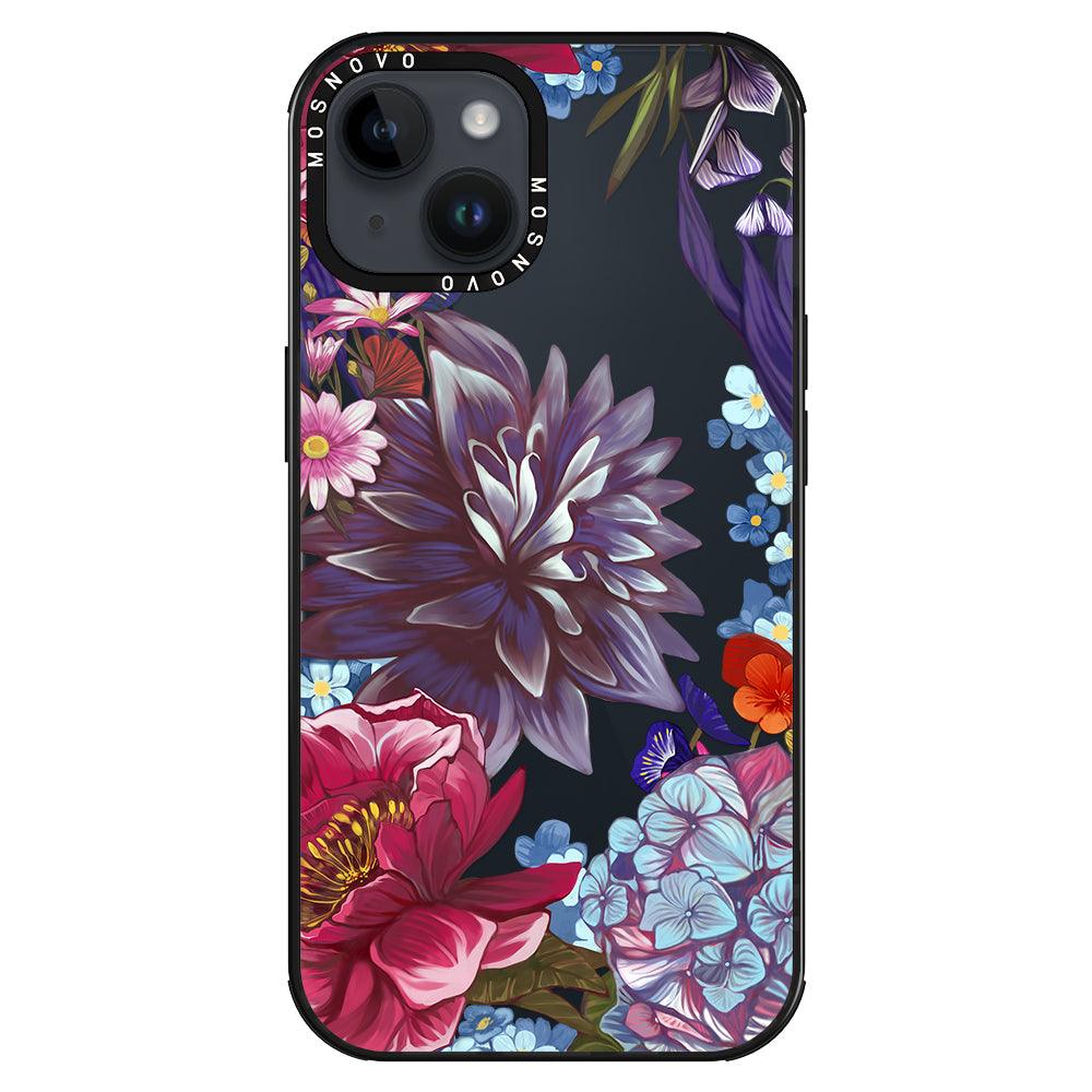 Blue Lilacs Phone Case - iPhone 14 Plus Case - MOSNOVO