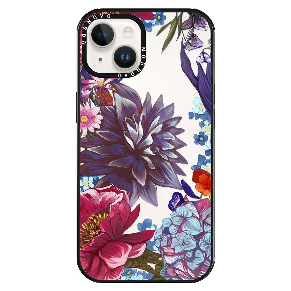 Blue Lilacs Phone Case - iPhone 14 Plus Case - MOSNOVO