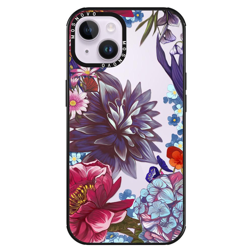 Blue Lilacs Phone Case - iPhone 14 Plus Case - MOSNOVO