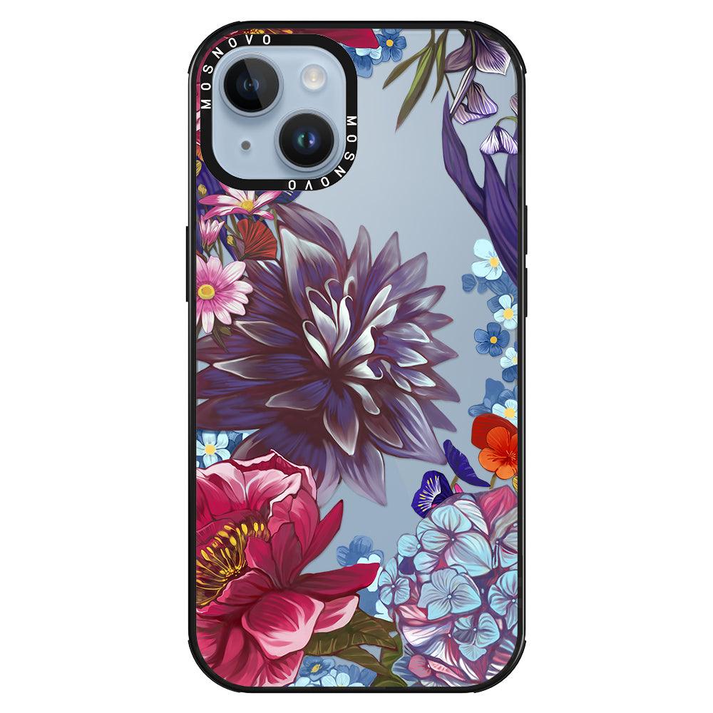 Blue Lilacs Phone Case - iPhone 14 Plus Case - MOSNOVO