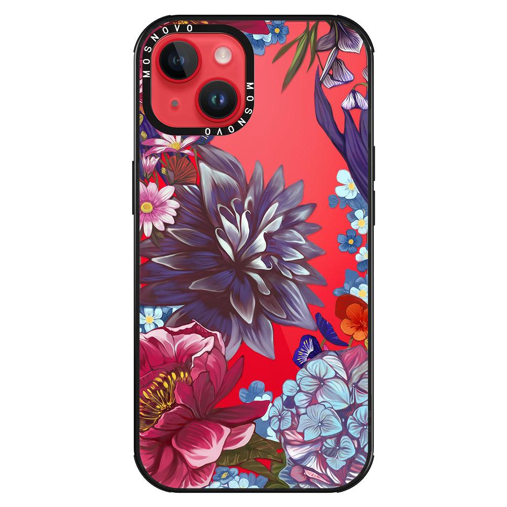 Blue Lilacs Phone Case - iPhone 14 Plus Case - MOSNOVO