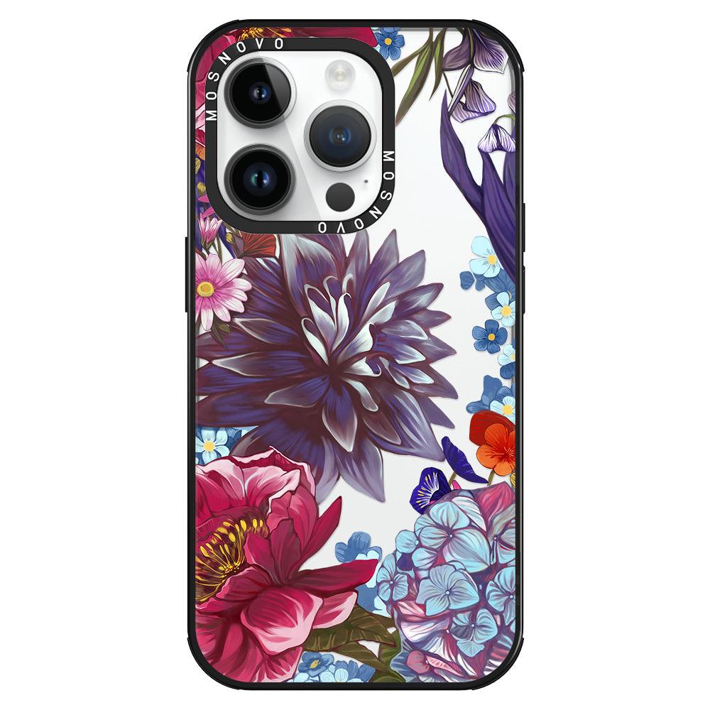 Blue Lilacs Phone Case - iPhone 14 Pro Case - MOSNOVO