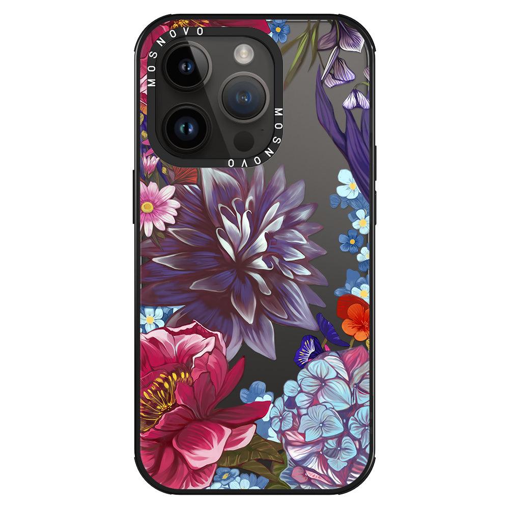 Blue Lilacs Phone Case - iPhone 14 Pro Case - MOSNOVO