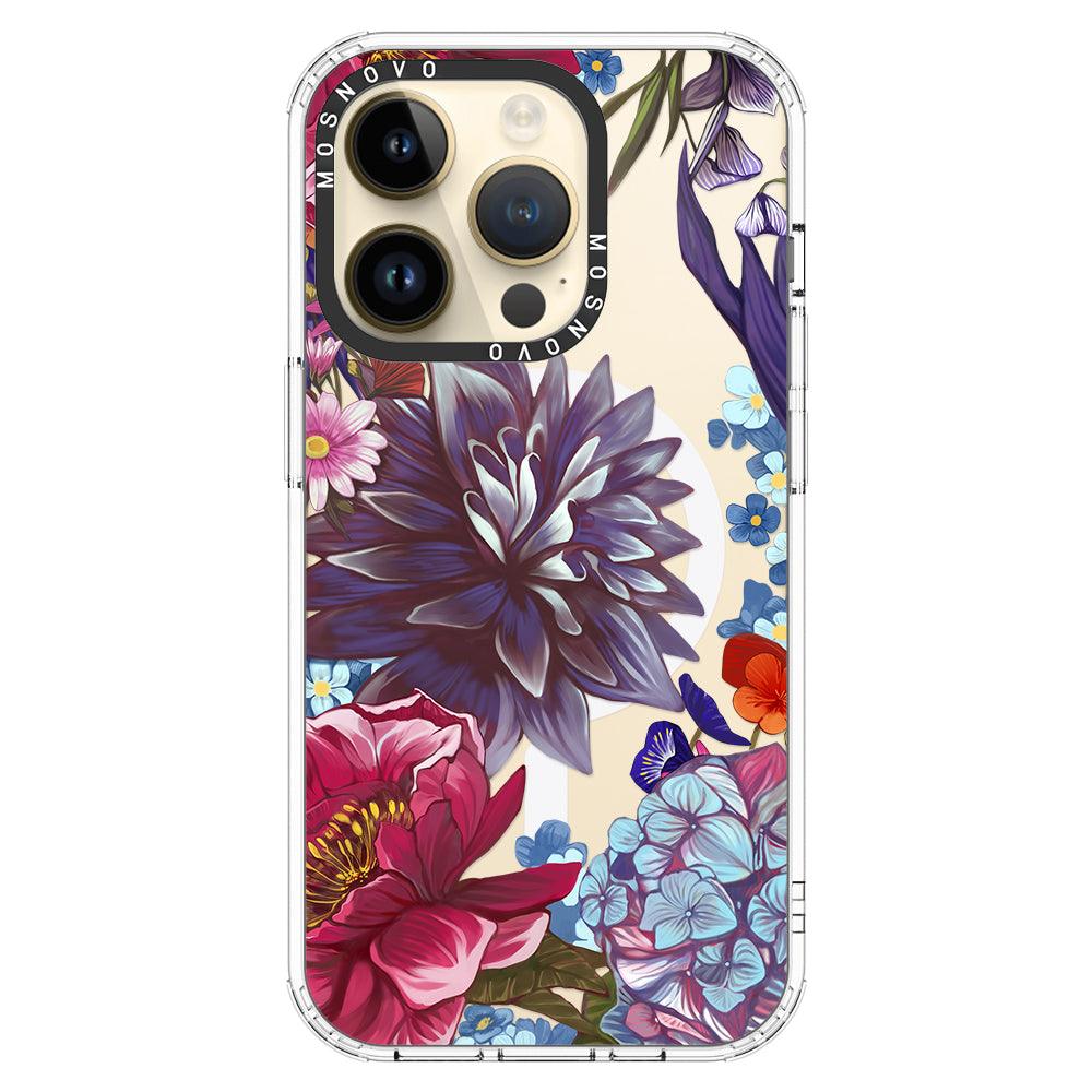 Blue Lilacs Phone Case - iPhone 14 Pro Case - MOSNOVO