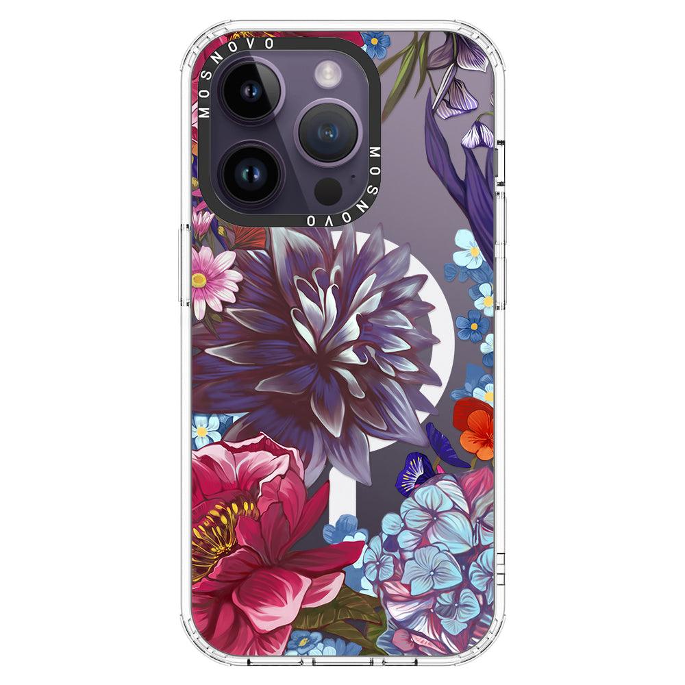 Blue Lilacs Phone Case - iPhone 14 Pro Case - MOSNOVO