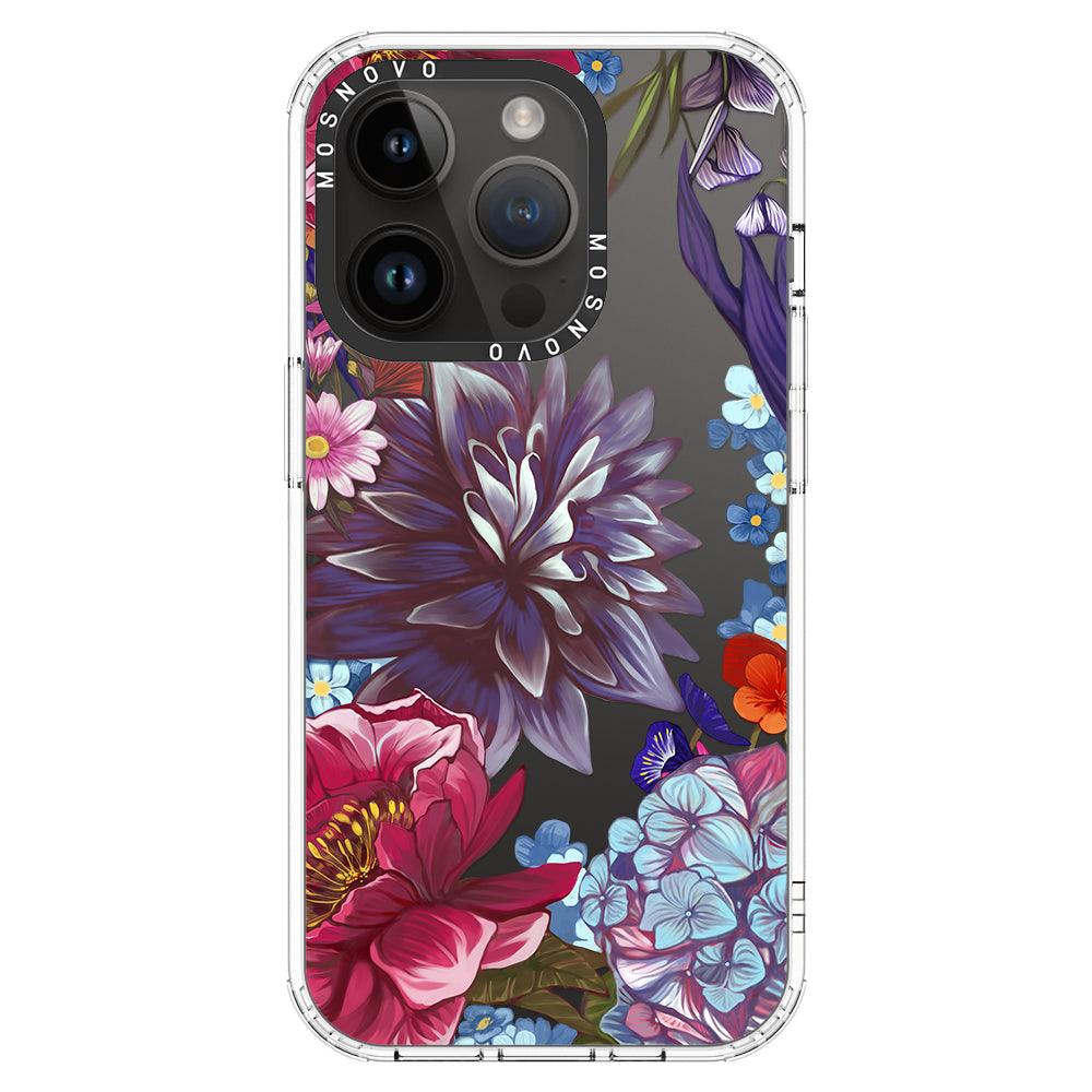 Blue Lilacs Phone Case - iPhone 14 Pro Case - MOSNOVO