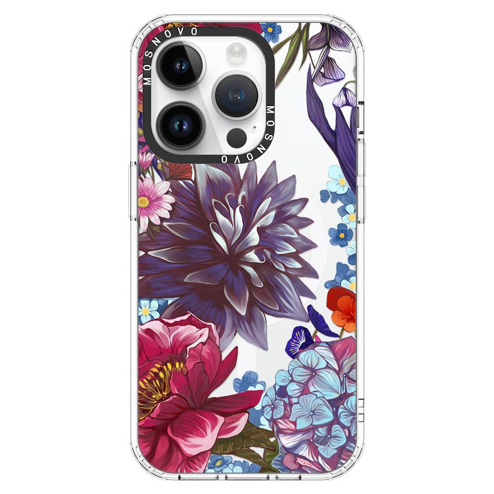 Blue Lilacs Phone Case - iPhone 14 Pro Case - MOSNOVO