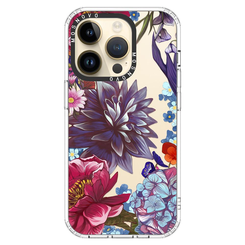 Blue Lilacs Phone Case - iPhone 14 Pro Case - MOSNOVO