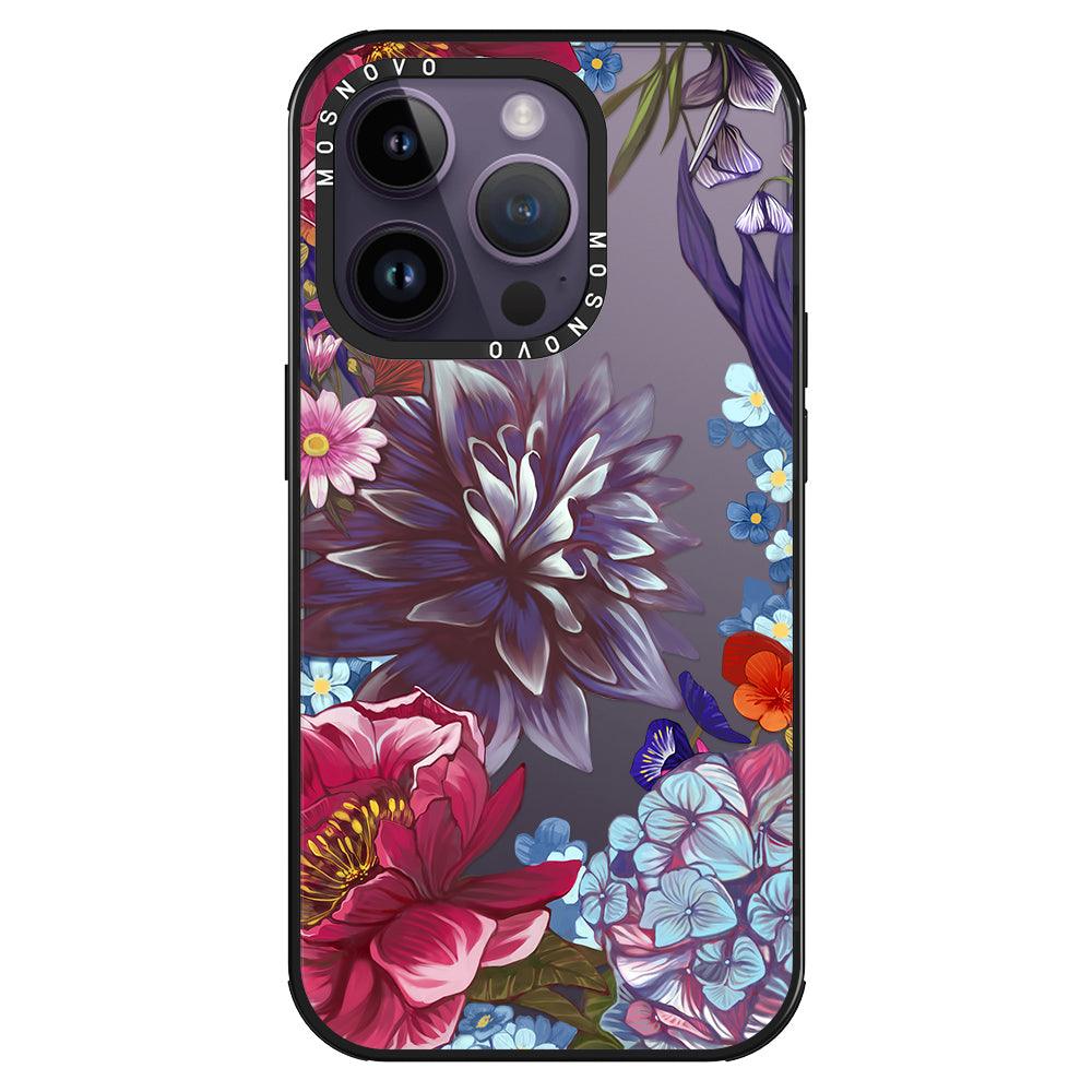 Blue Lilacs Phone Case - iPhone 14 Pro Case - MOSNOVO