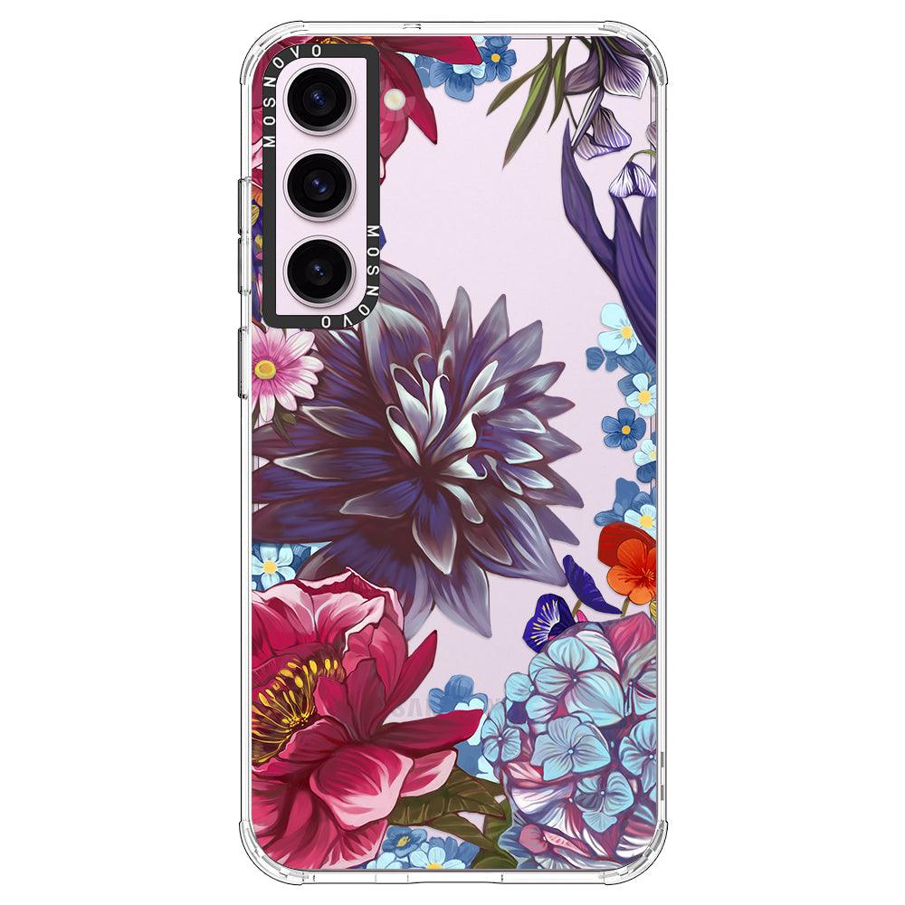 Lilac Floral Phone Case - Samsung Galaxy S23 Plus Case - MOSNOVO