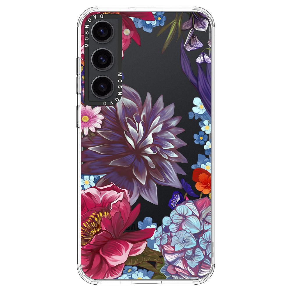 Lilac Floral Phone Case - Samsung Galaxy S23 Plus Case - MOSNOVO