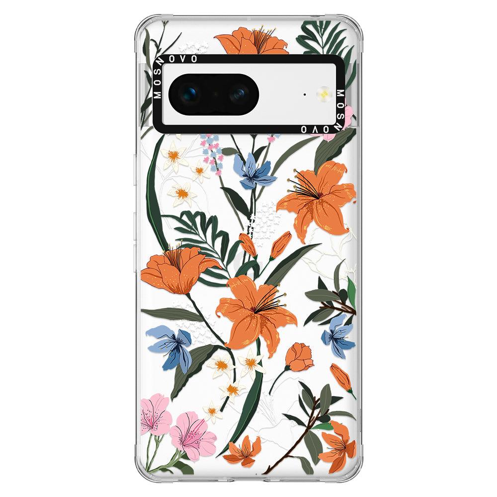 Lily Garden Phone Case - Google Pixel 7 Case - MOSNOVO