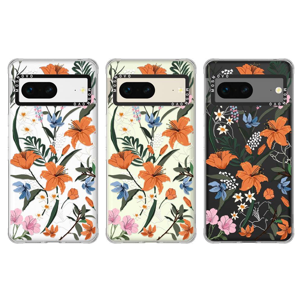 Lily Garden Phone Case - Google Pixel 7 Case - MOSNOVO