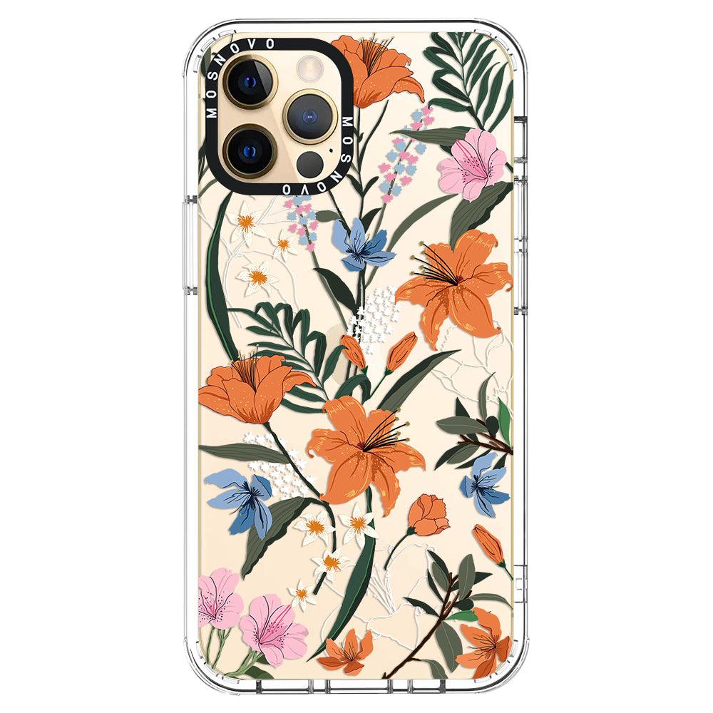 Lily Garden Phone Case - iPhone 12 Pro Max Case - MOSNOVO