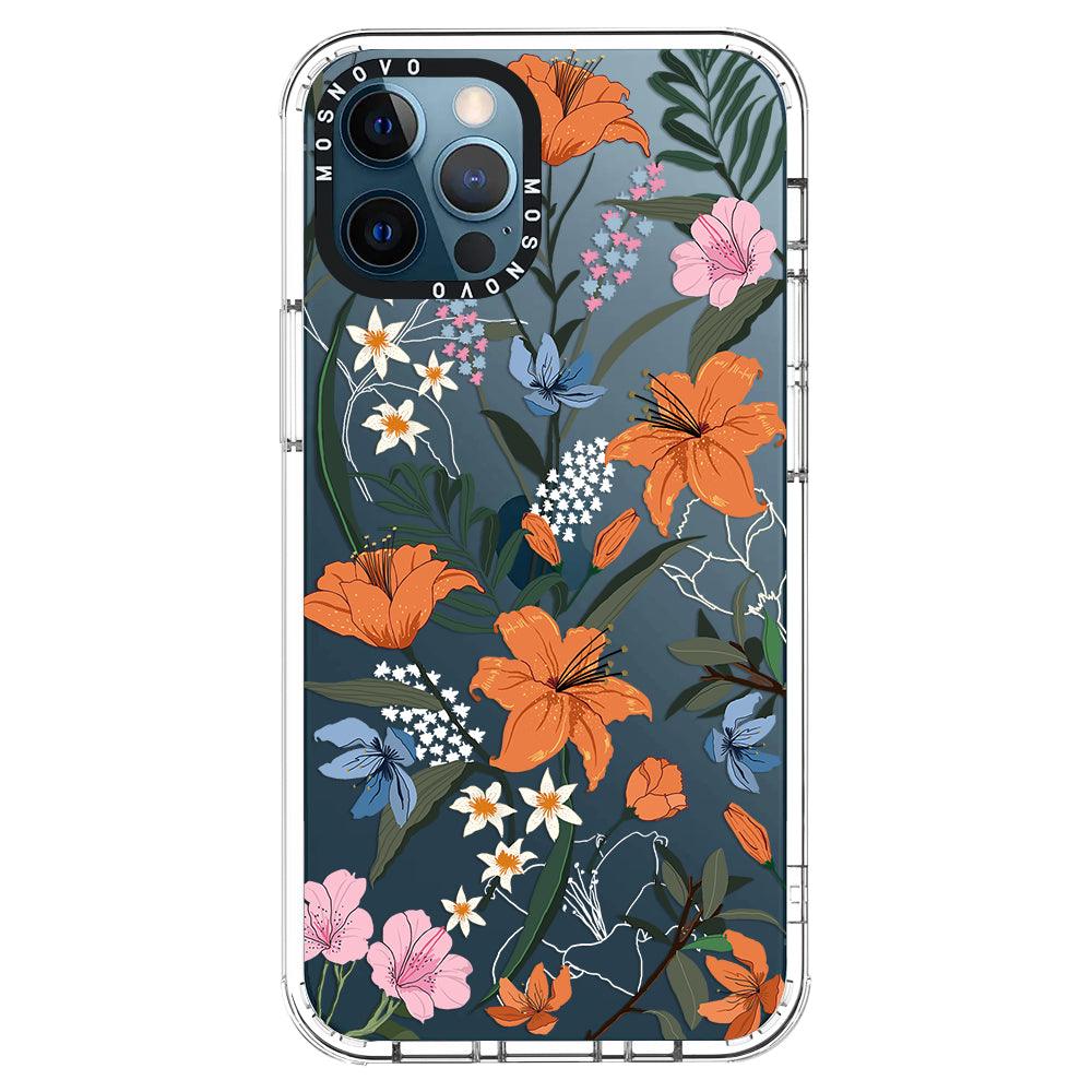 Lily Garden Phone Case - iPhone 12 Pro Max Case - MOSNOVO