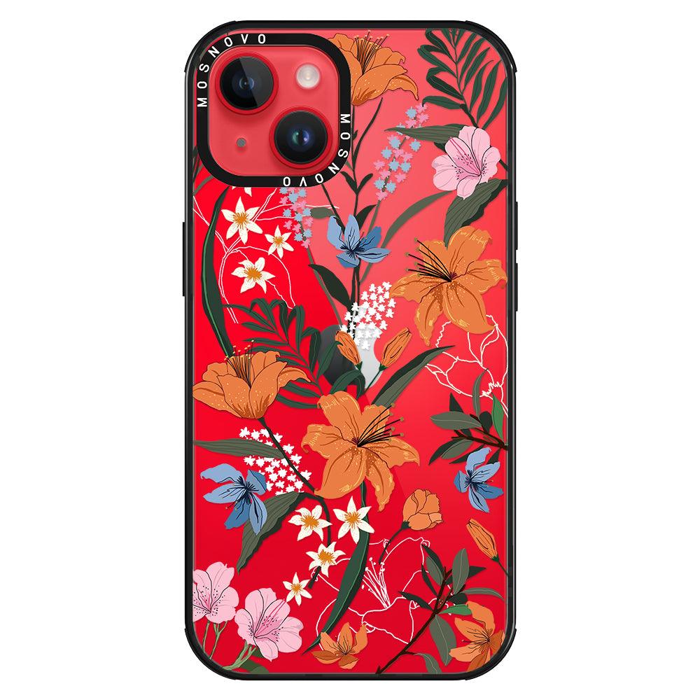 Lily Garden Phone Case - iPhone 14 Case - MOSNOVO
