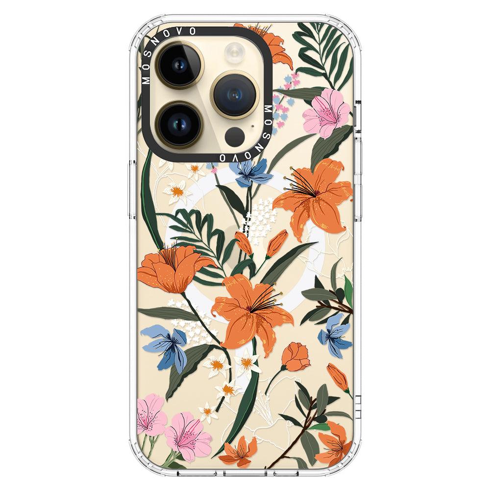 Lily Garden Phone Case - iPhone 14 Pro Case - MOSNOVO