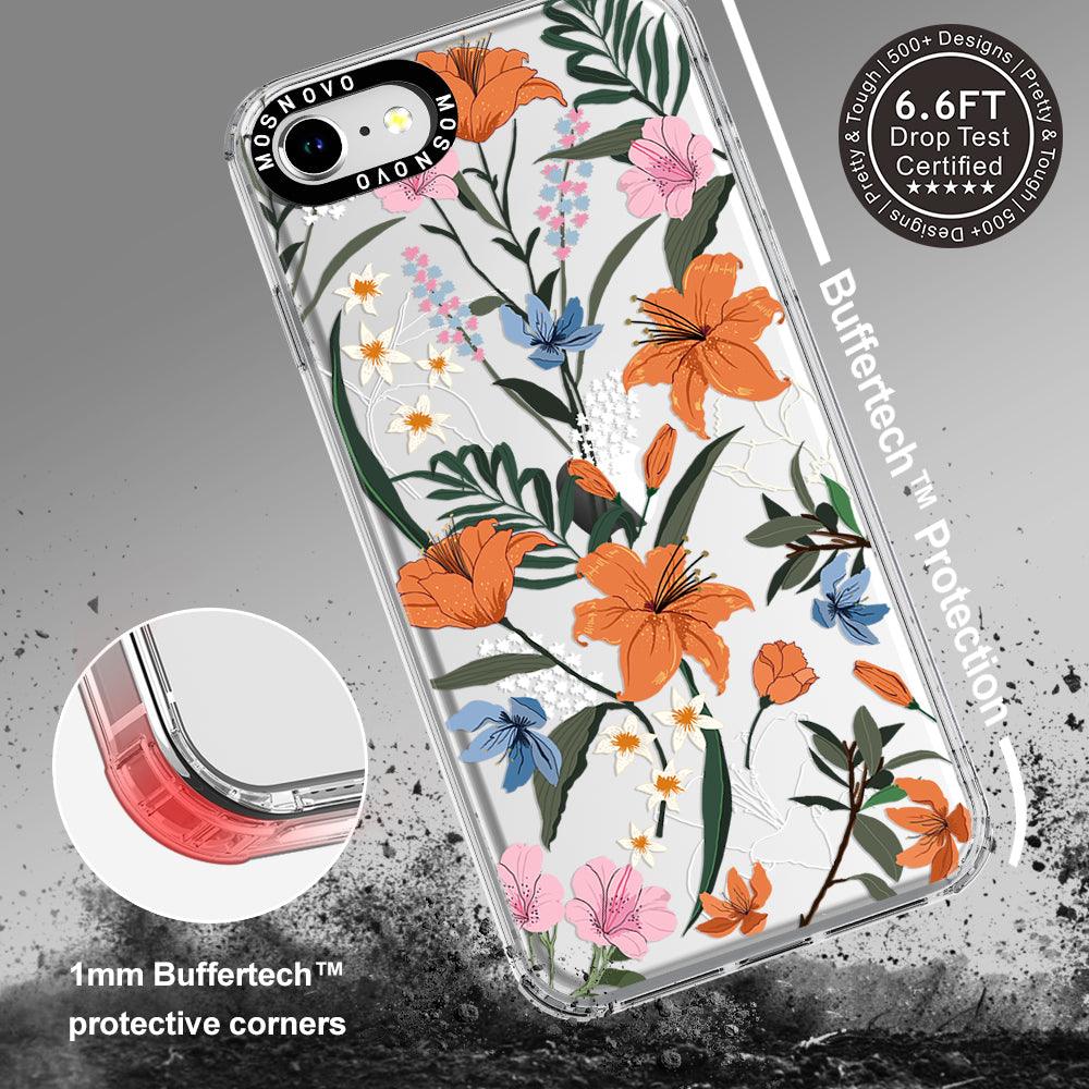 Lily Garden Phone Case - iPhone 8 Case