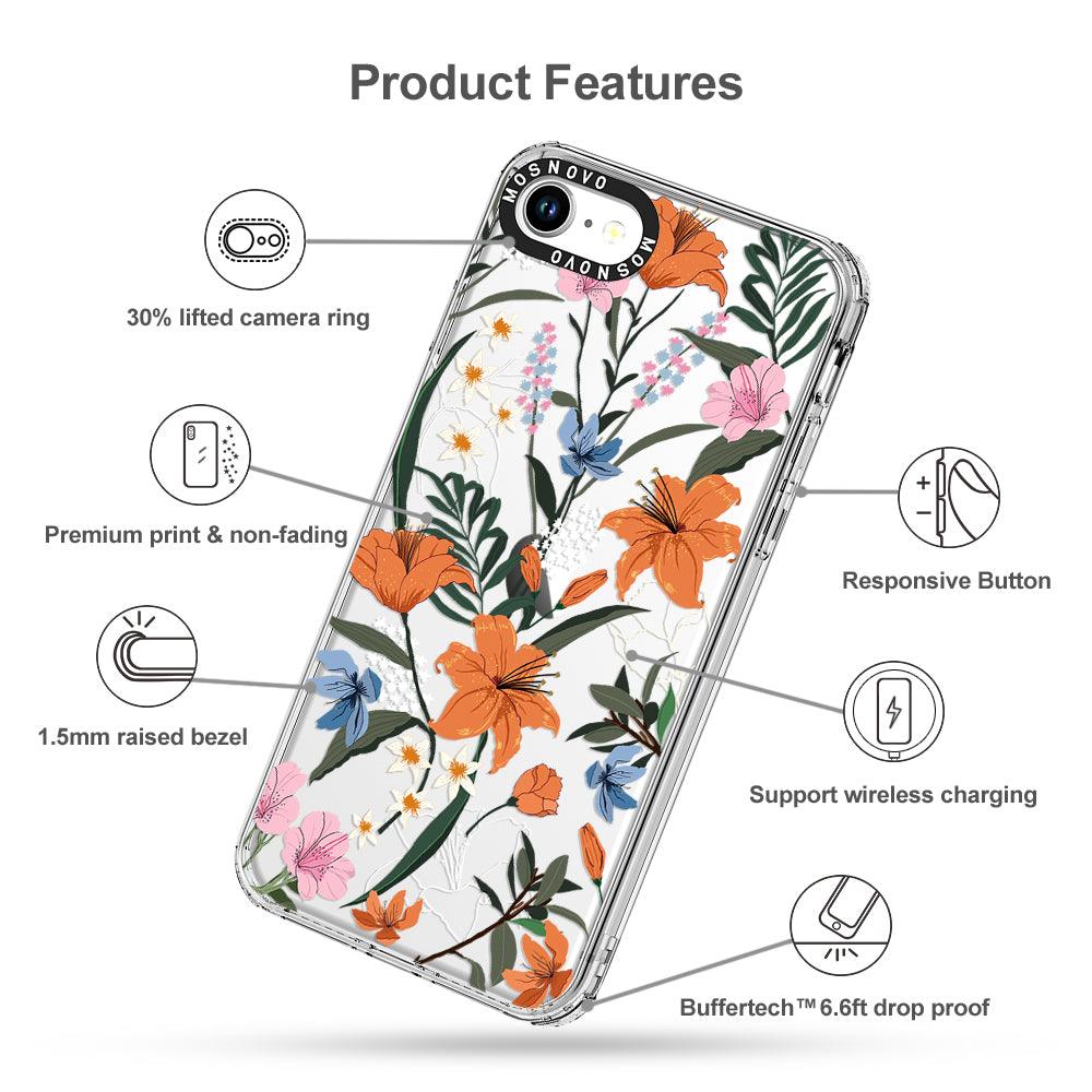 Lily Garden Phone Case - iPhone 8 Case