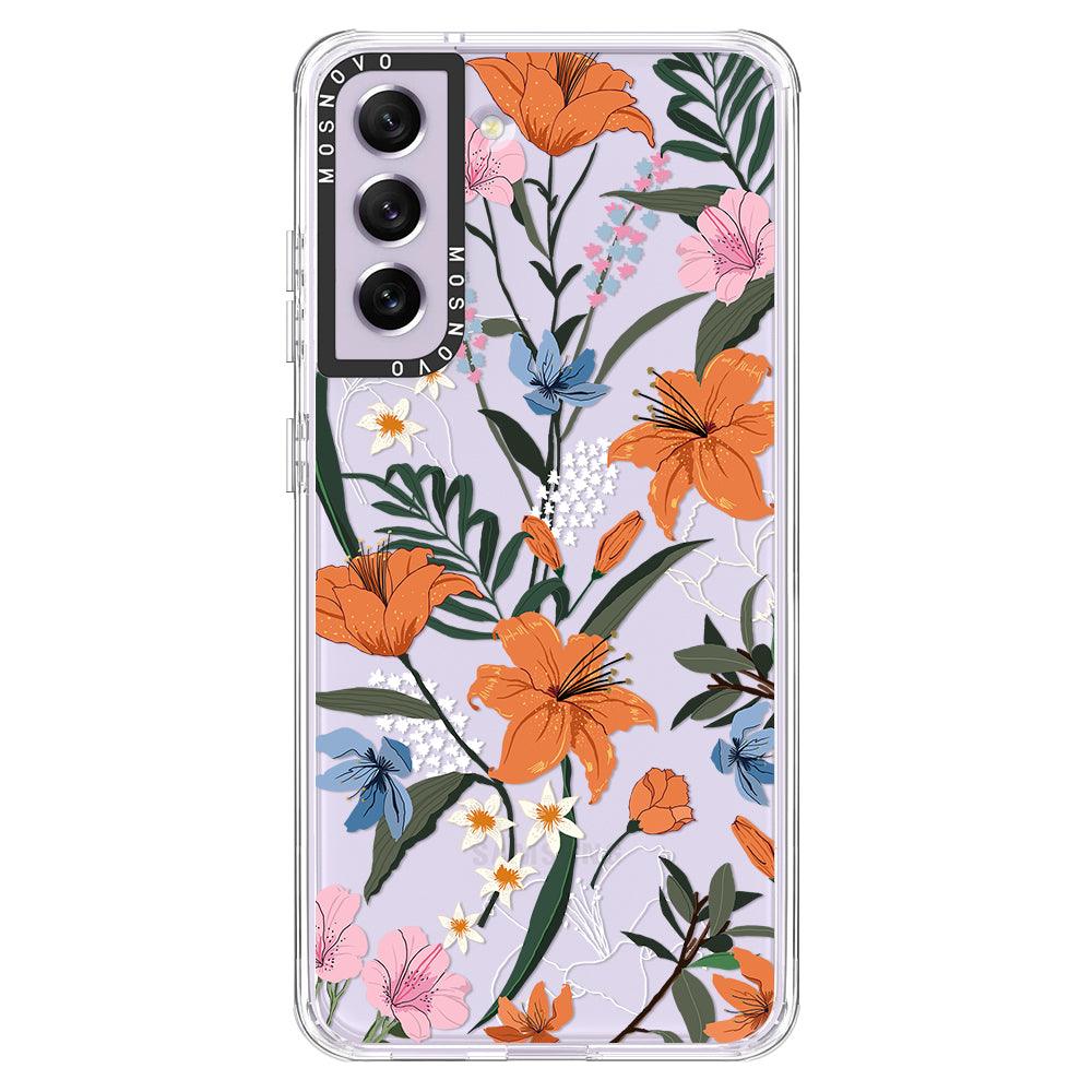 Lily Garden Phone Case - Samsung Galaxy S21 FE Case - MOSNOVO