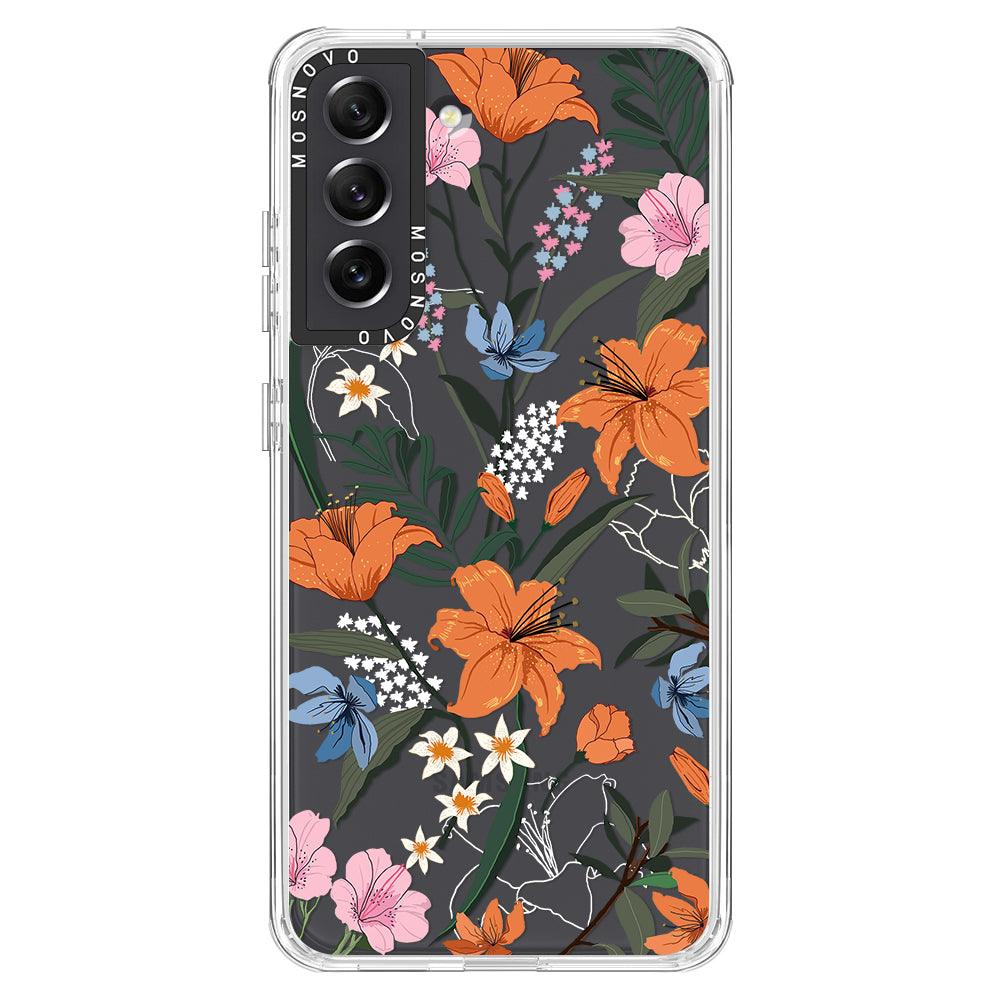 Lily Garden Phone Case - Samsung Galaxy S21 FE Case - MOSNOVO