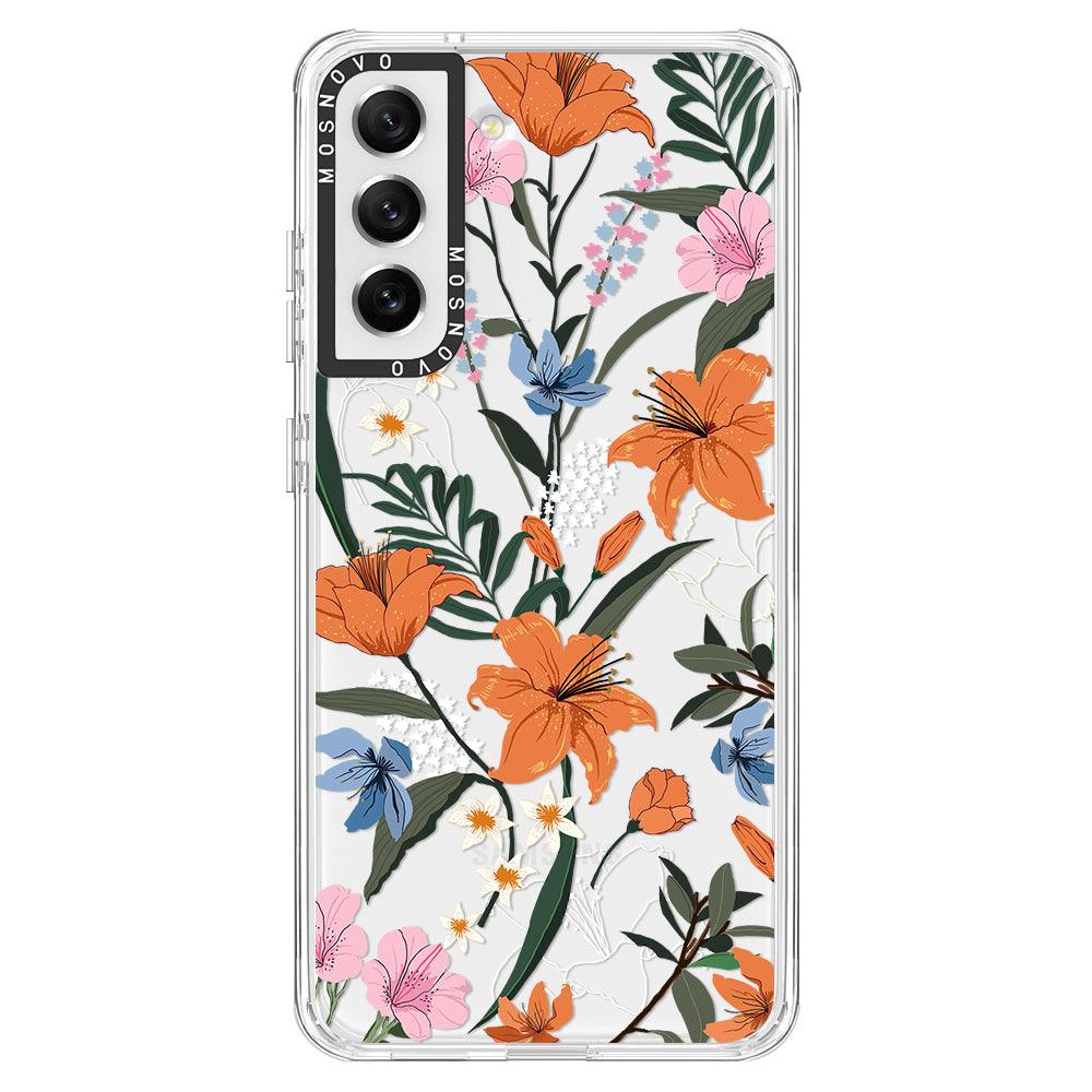 Lily Garden Phone Case - Samsung Galaxy S21 FE Case - MOSNOVO