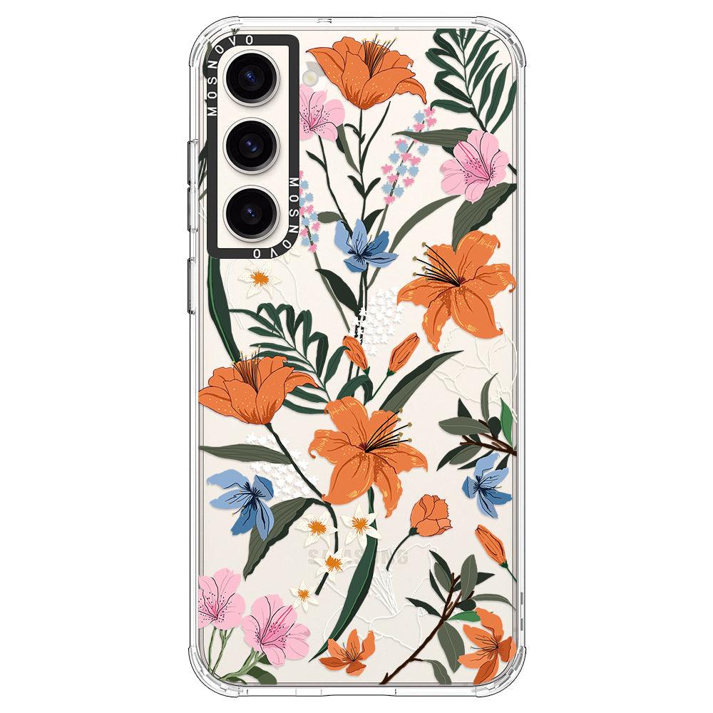 Lily Garden Phone Case - Samsung Galaxy S23 Case - MOSNOVO