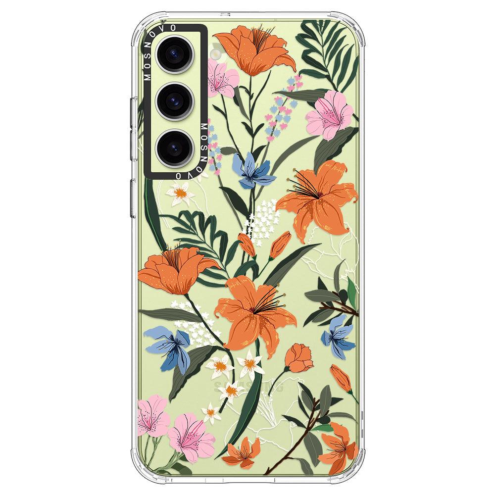 Lily Garden Phone Case - Samsung Galaxy S23 Case - MOSNOVO