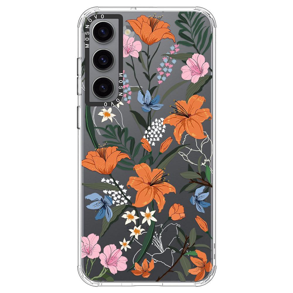 Lily Garden Phone Case - Samsung Galaxy S23 Case - MOSNOVO