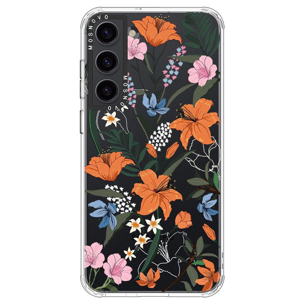 Lily Garden Phone Case - Samsung Galaxy S23 Plus Case - MOSNOVO