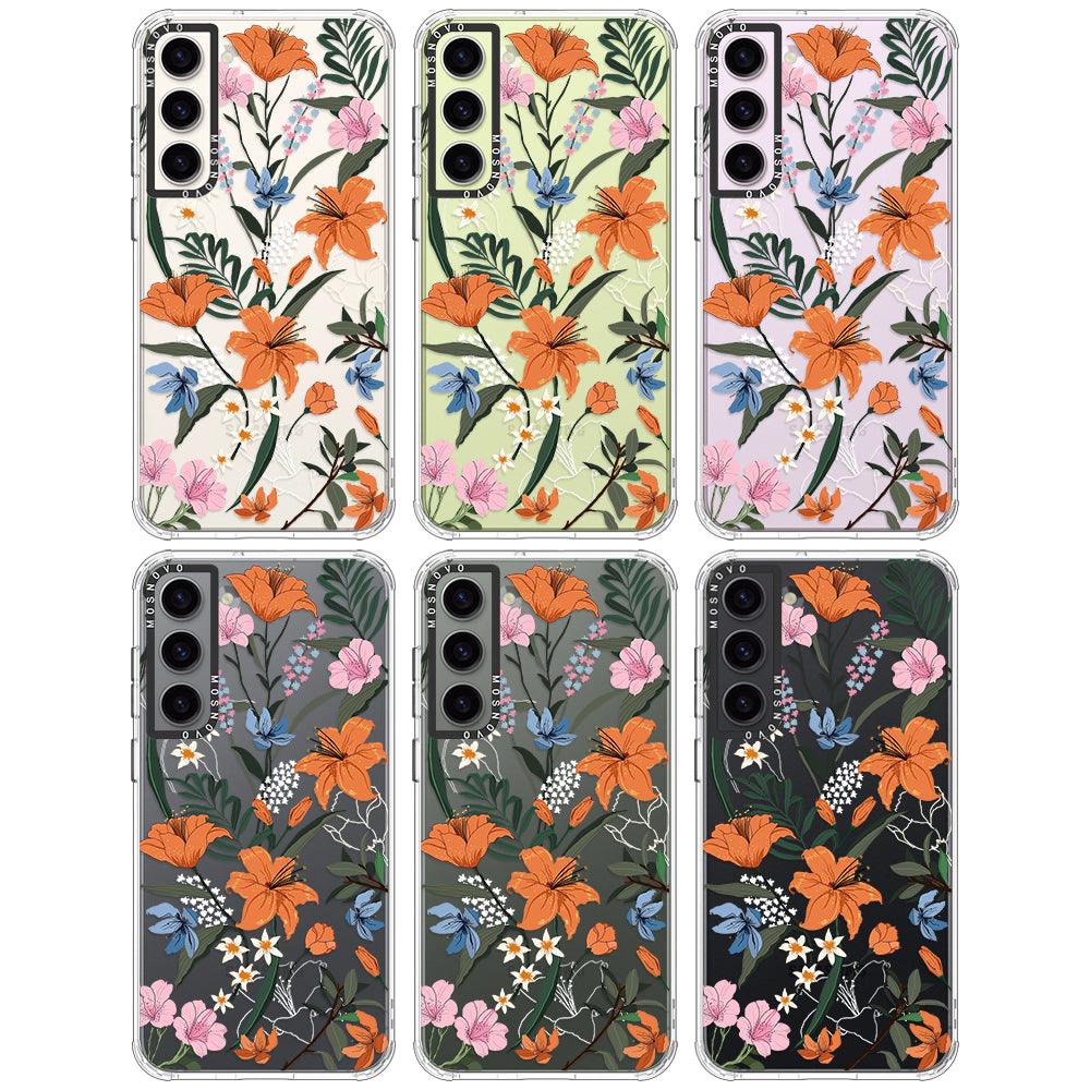 Lily Garden Phone Case - Samsung Galaxy S23 Plus Case - MOSNOVO