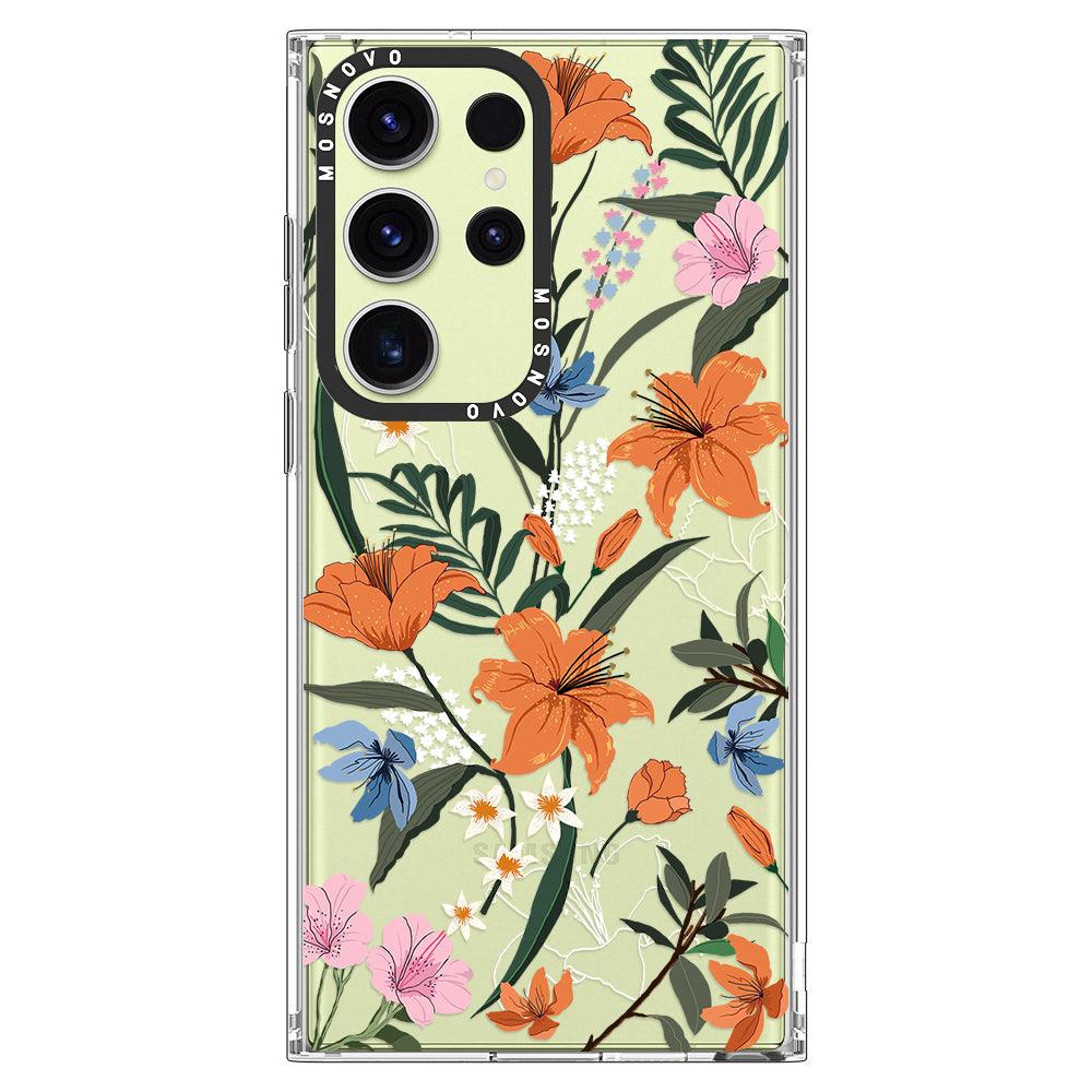 Lily Garden Phone Case - Samsung Galaxy S23 Ultra Case - MOSNOVO