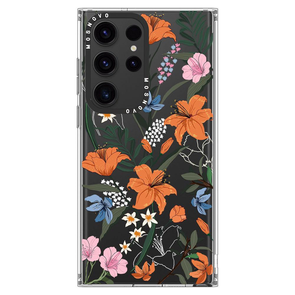 Lily Garden Phone Case - Samsung Galaxy S23 Ultra Case - MOSNOVO