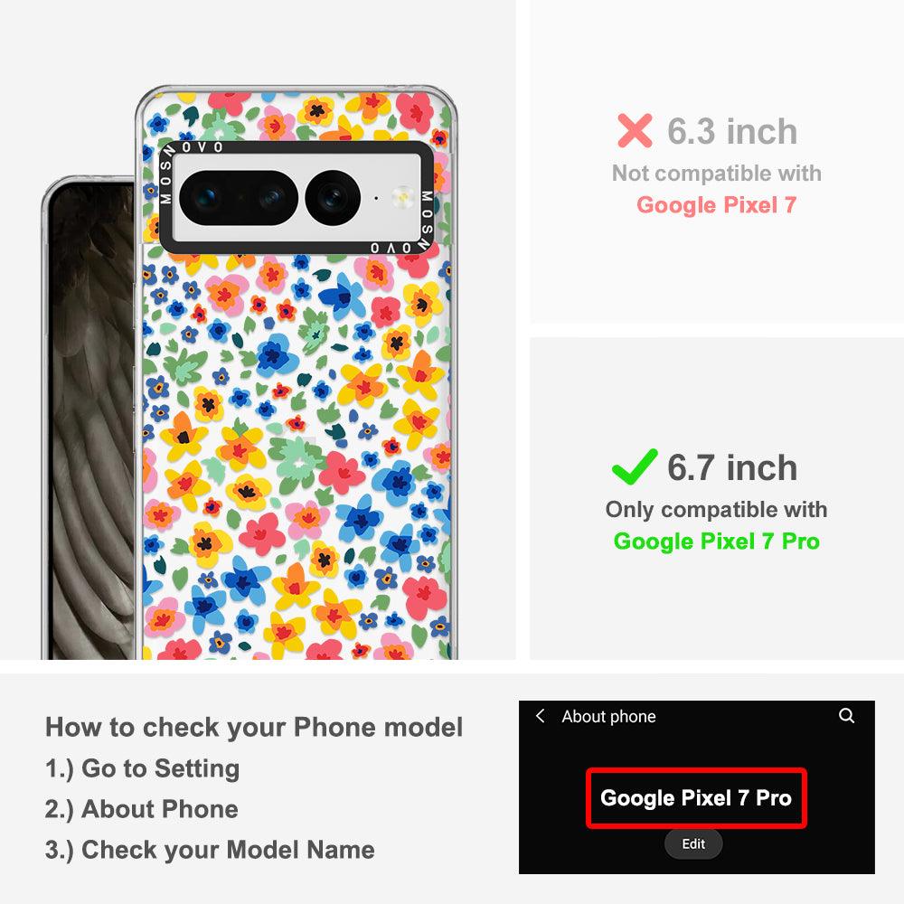 Little Flowers Phone Case - Google Pixel 7 Pro Case - MOSNOVO