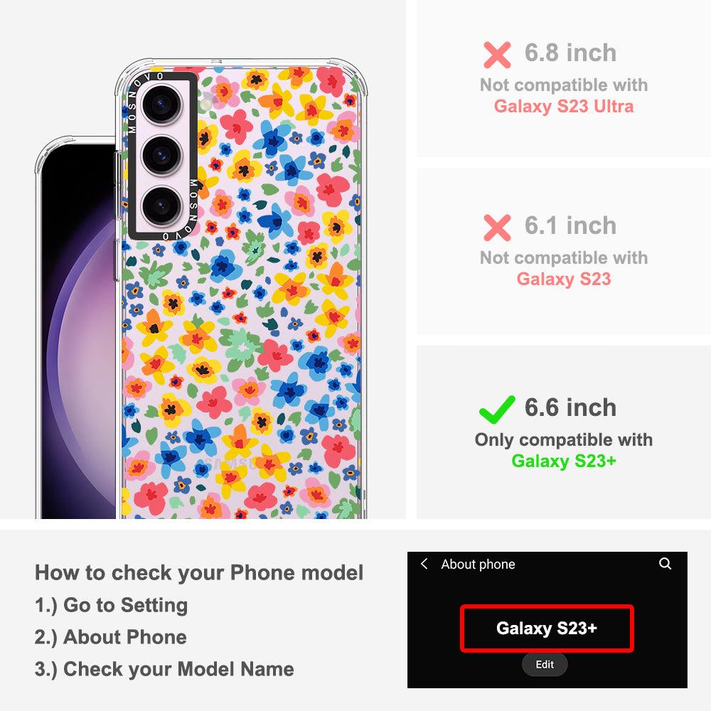 Little Flowers Phone Case - Samsung Galaxy S23 Plus Case - MOSNOVO