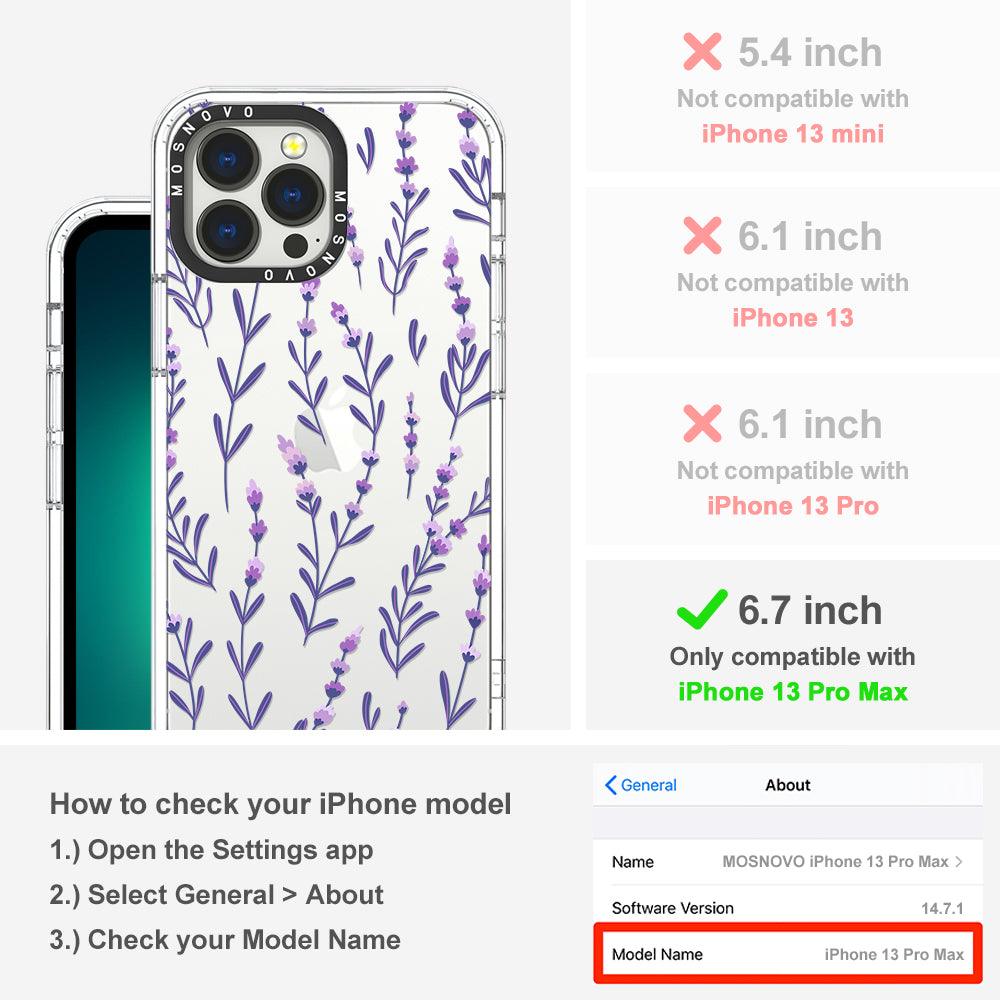 Lavenders Phone Case - iPhone 13 Pro Max Case - MOSNOVO