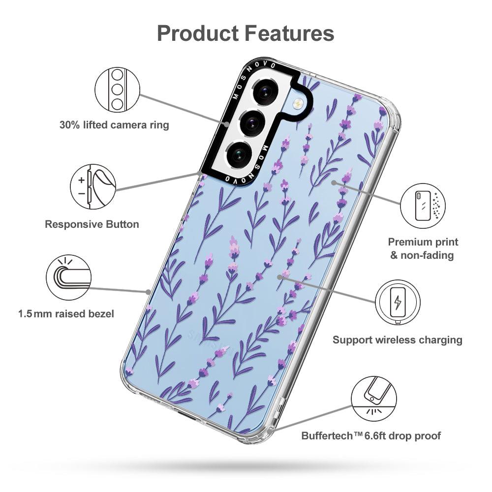 Little Lavender Phone Case - Samsung Galaxy S22 Plus Case - MOSNOVO