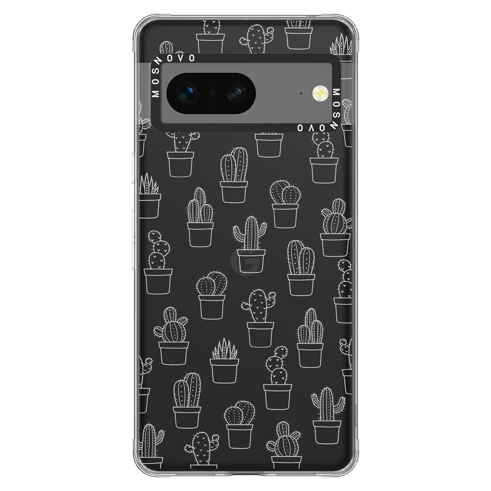 Little Potted Cactus Phone Case - Google Pixel 7 Case - MOSNOVO