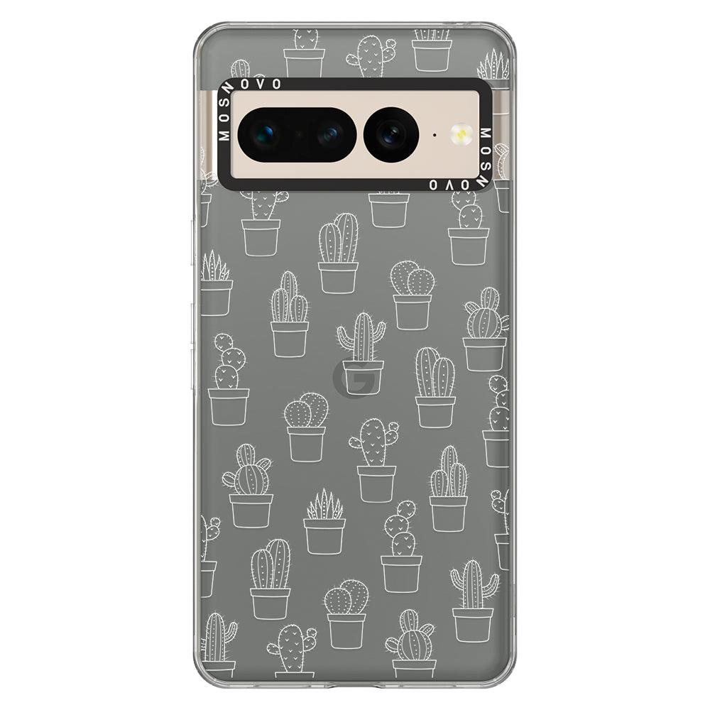 Little Potted Cactus Phone Case - Google Pixel 7 Pro Case - MOSNOVO