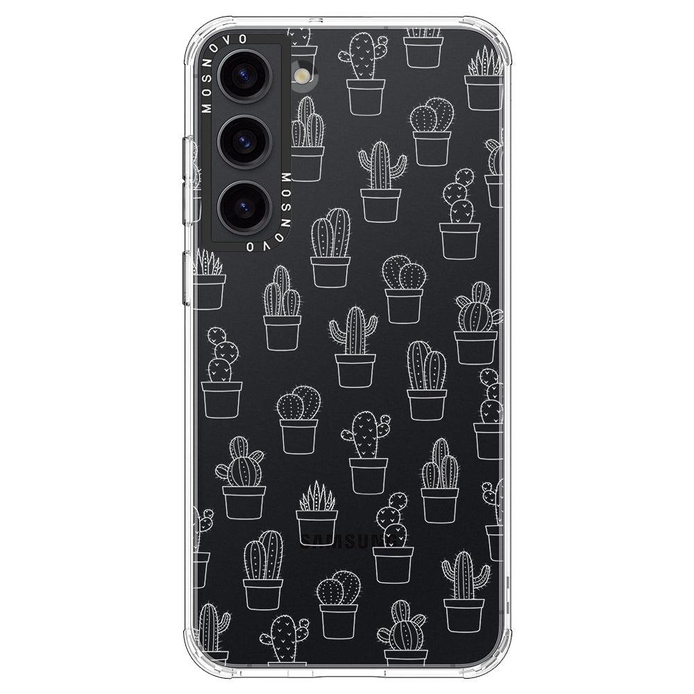 Little Potted Cactus Phone Case - Samsung Galaxy S23 Case - MOSNOVO