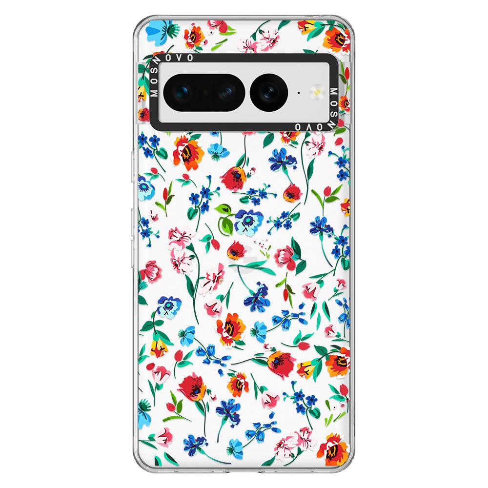 Little Wild Flower Phone Case - Google Pixel 7 Pro Case - MOSNOVO