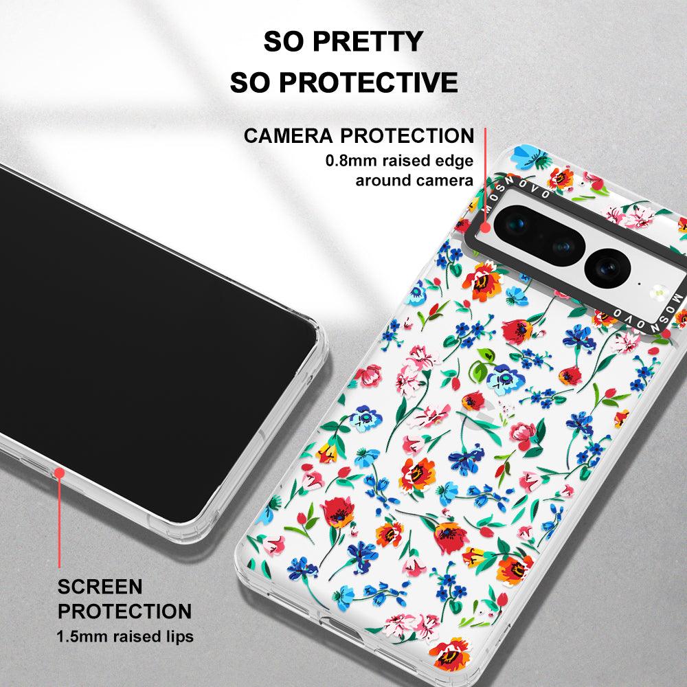 Little Wild Flower Phone Case - Google Pixel 7 Pro Case - MOSNOVO