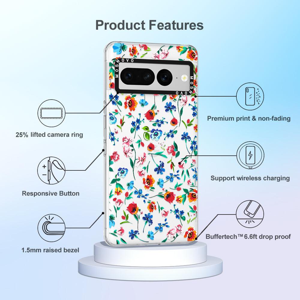 Little Wild Flower Phone Case - Google Pixel 7 Pro Case - MOSNOVO