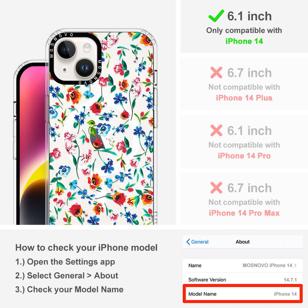 Little Wild Flower Phone Case - iPhone 14 Case - MOSNOVO